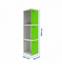 SIMONLOCKER PROF.DISM.3 PUERTA 1/3 400 ADI GR/VE