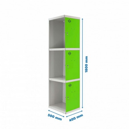 SIMONLOCKER PROF.DISM.3 PUERTA 1/3 400 ADI GR/VE