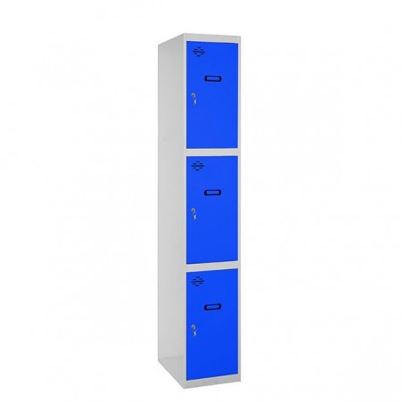SIMONLOCKER PROF.DISM.3 PUERTA 1/3 400 IN GR/AZ