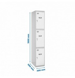 SIMONLOCKER PROF.DISM.3 PUERTA 1/3 400 IN GR/BL
