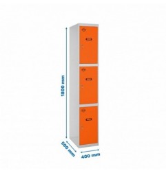 SIMONLOCKER PROF.DISM.3 PUERTA 1/3 400 IN GR/NA