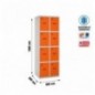 SIMONLOCKER DESM. 4 PUERTAS 2/8 300 (600) GR/NA
