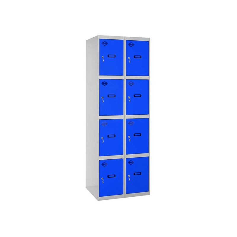 SIMONLOCKER DESM. 4 PUERTAS 2/8 400 (800) GR/AZ