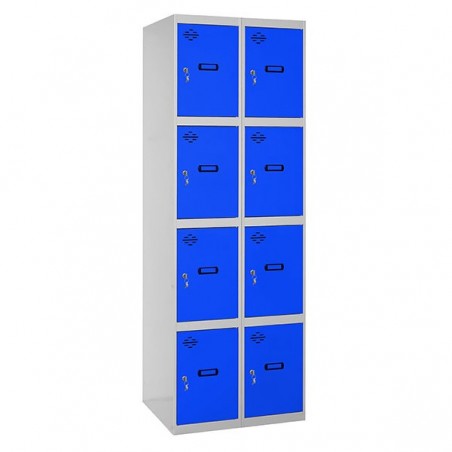 SIMONLOCKER DESM. 4 PUERTAS 2/8 400 (800) GR/AZ