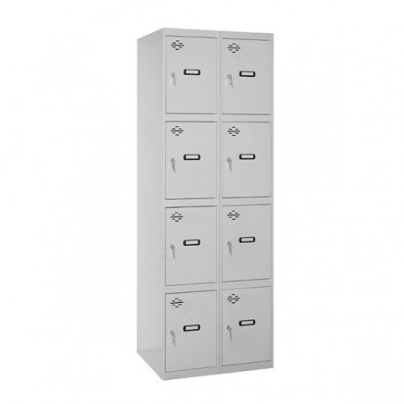 SIMONLOCKER DESM. 4 PUERTAS 2/8 400 (800) GRIS