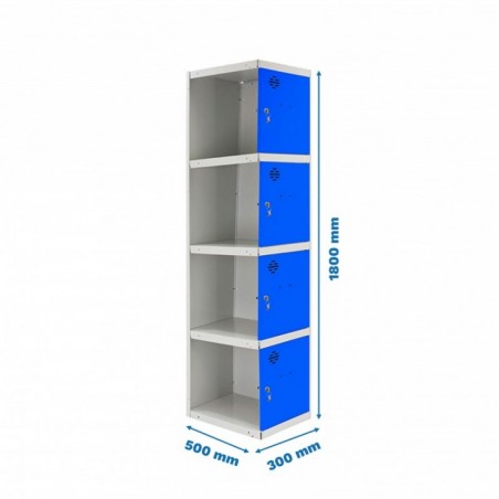 SIMONLOCKER PROF.DISM.4 PUERTA 1/4 300 ADI GR/AZ