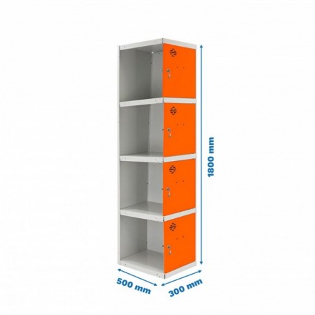 SIMONLOCKER PROF.DISM.4 PUERTA 1/4 300 ADI GR/NA