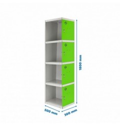 SIMONLOCKER PROF.DISM.4 PUERTA 1/4 300 ADI GR/VE