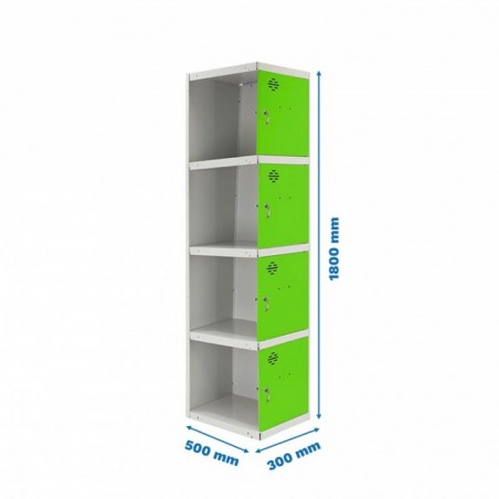 SIMONLOCKER PROF.DISM.4 PUERTA 1/4 300 ADI GR/VE