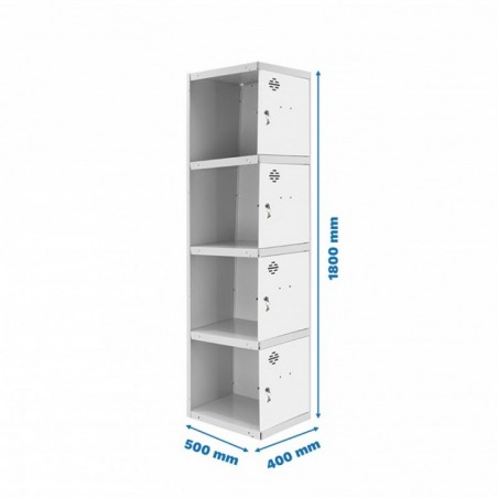 SIMONLOCKER PROF.DISM.4 PUERTA 1/4 400 ADI GR/BL