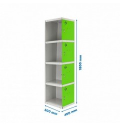 SIMONLOCKER PROF.DISM.4 PUERTA 1/4 400 ADI GR/VE