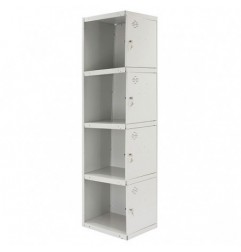 SIMONLOCKER PROF.DISM.4 PUERTA 1/4 400 ADI GRIS