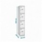 SIMONLOCKER PROF.DISM.4 PUERTA 1/4 400 IN GR/BL