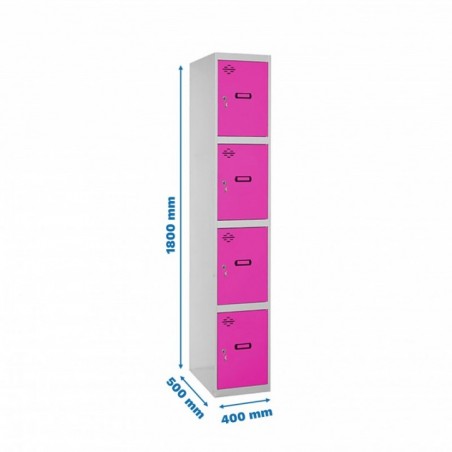 SIMONLOCKER PROF.DISM.4 PUERTA 1/4 400 IN GR/RS