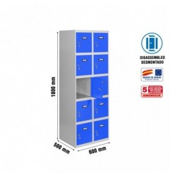 SIMONLOCKER DESM. 5 PUERTAS 2/10 300 (600) GR/AZ