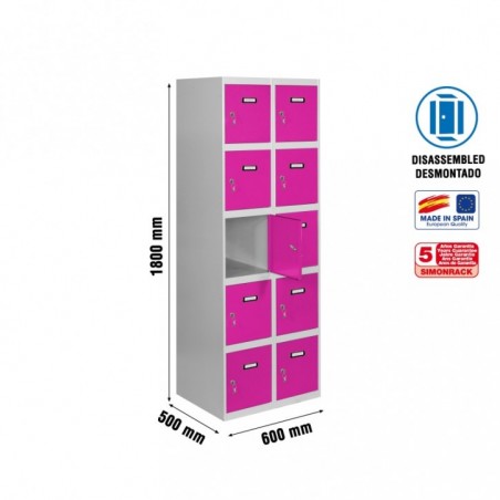 SIMONLOCKER DESM. 5 PUERTAS 2/10 300 (600) GR/RO