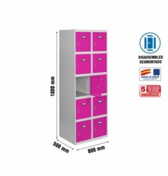 SIMONLOCKER DESM. 5 PUERTAS 2/10 400 (800) GR/RS