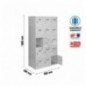 SIMONLOCKER DESM. 5 PUERTAS 3/15 300 (900) GRIS