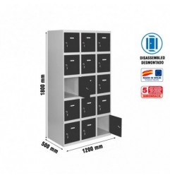 SIMONLOCKER DESM. 5 PUERTAS 3/15 400 (1200) GR/AN