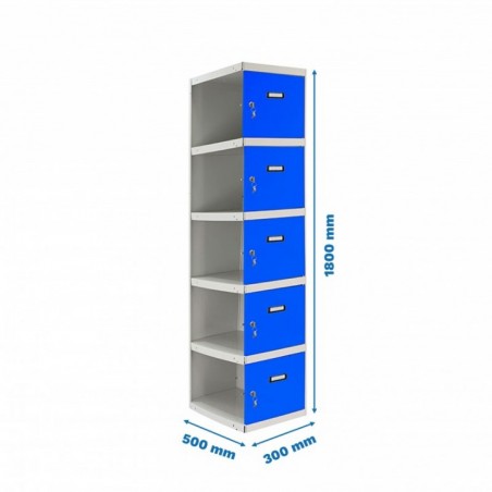 SIMONLOCKER PROF.DISM.5 PUERTA 1/5 300 ADI GR/AZ