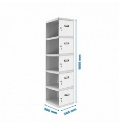 SIMONLOCKER PROF.DISM.5 PUERTA 1/5 300 ADI GR/BL