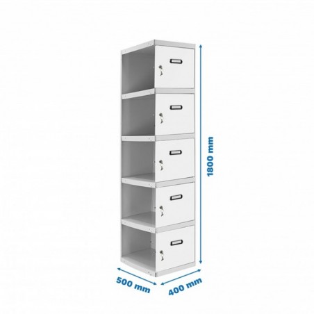 SIMONLOCKER PROF.DISM.5 PUERTA 1/5 400 ADI GR/BL