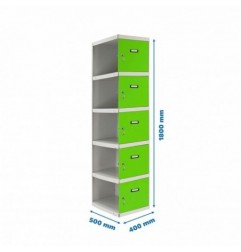 SIMONLOCKER PROF.DISM.5 PUERTA 1/5 400 ADI GR/VE