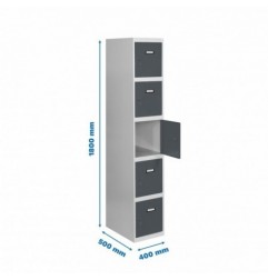 SIMONLOCKER PROF.DISM.5 PUERTA 1/5 400 IN GR/AN
