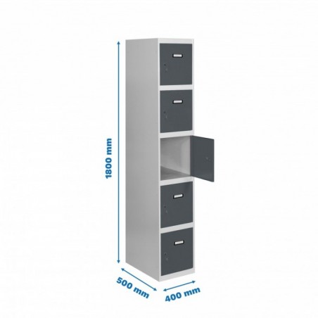 SIMONLOCKER PROF.DISM.5 PUERTA 1/5 400 IN GR/AN