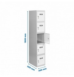 SIMONLOCKER PROF.DISM.5 PUERTA 1/5 400 IN GR/BL