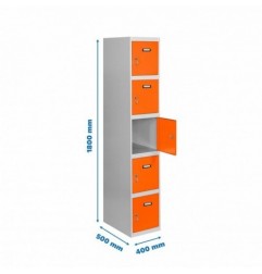 SIMONLOCKER PROF.DISM.5 PUERTA 1/5 400 IN GR/NA