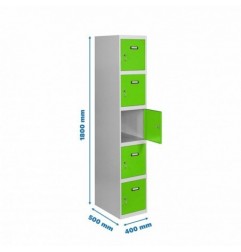 SIMONLOCKER PROF.DISM.5 PUERTA 1/5 400 IN GR/VE