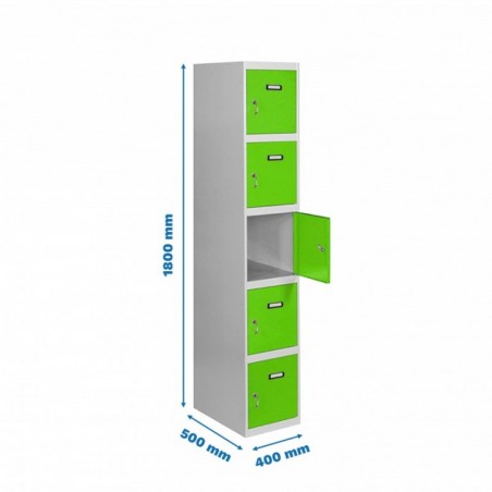 SIMONLOCKER PROF.DISM.5 PUERTA 1/5 400 IN GR/VE