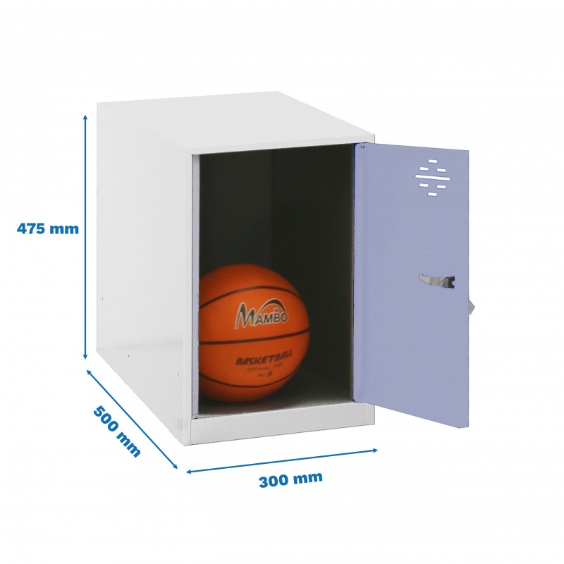 SIMONLOCKER DISM. MINI 475x300x500 mm BLA/GR