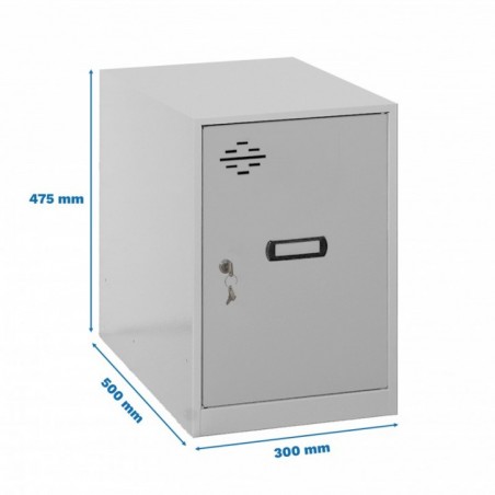 SIMONLOCKER DISM. MINI 475x300x500 mm GRIS