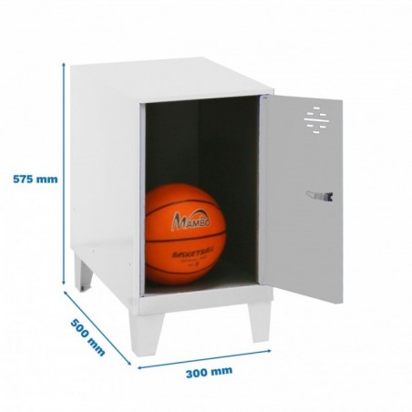 SIMONLOCKER DISM.MINI 475x300x500+PIES BLA/GR
