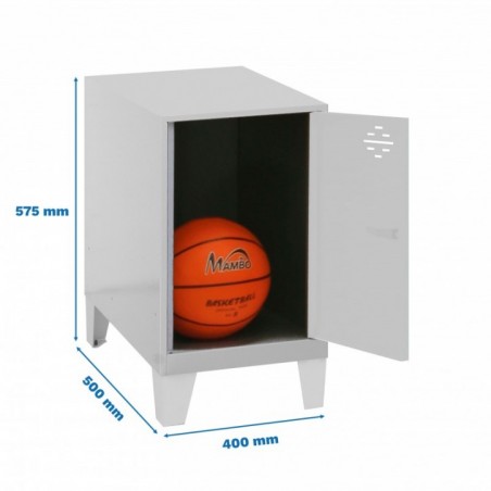 SIMONLOCKER DISM.MINI 475x400x500+PIES GRIS