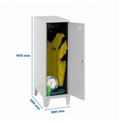 SIMONLOCKER DISM.SINGLE MINI 915x300x500+PIES GRIS