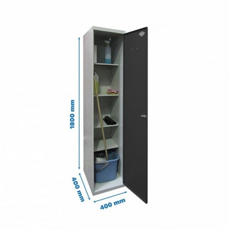 SIMONLOCKER PROF.DISM.CLEANING 180x40x40 1/4 GR/AN