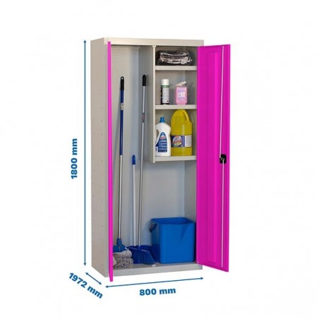SIMONLOCKER PROF.DISM.CLEANING 180x80x40 2/3 GR/RS