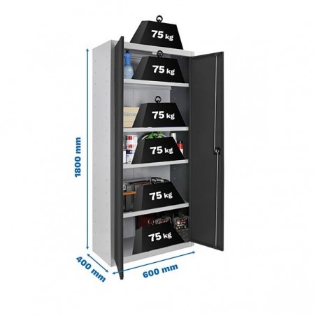 SIMONLOCKER PROF.DISM.MULTI. 180x60x40 2/4 GR/AN