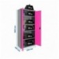 SIMONLOCKER PROF.DISM.MULTI. 180x60x40 2/4 GR/RS