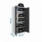 SIMONLOCKER PROF.DISM.MULTI. 180x80x40 2/4 GR/AN