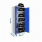 SIMONLOCKER PROF.DISM.MULTI. 180x80x40 2/4 GR/AZUL