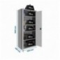SIMONLOCKER PROF.DISM.MULTI. 180x80x40 2/4 GR/BLA