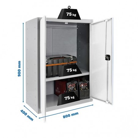 SIMONLOCKER PROF.DISM.MULTI. 90x80x40 2/1 GR/BL