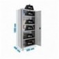 SIMONLOCKER DIY MULTIUSO 180x80x40 2/4 GRIS