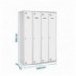 SIMONLOCKER PROF.MON.SINGLE 4/4 300 (1200) GR/BL