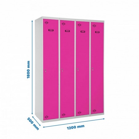 SIMONLOCKER PROF.MON.SINGLE 4/4 300 (1200) GR/RS