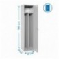 SIMONLOCKER PROF.MON.SINGLE-DIV 1/1 500 GRIS